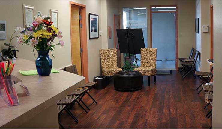 Olson Chiropractic's waitingroom