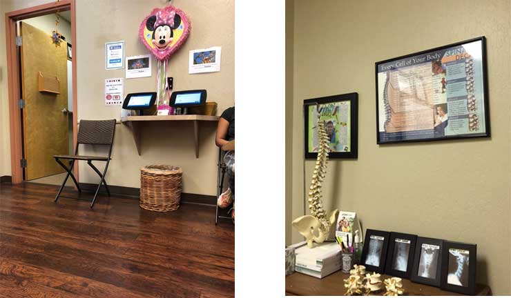 Olson Chiropractic's examination room