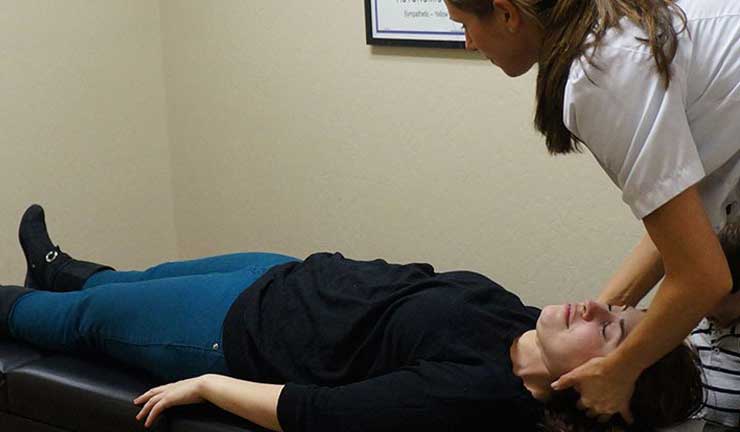 Olson Chiropractic's treatment room