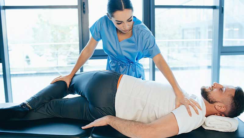 Chiropractic adjustment for sciatica