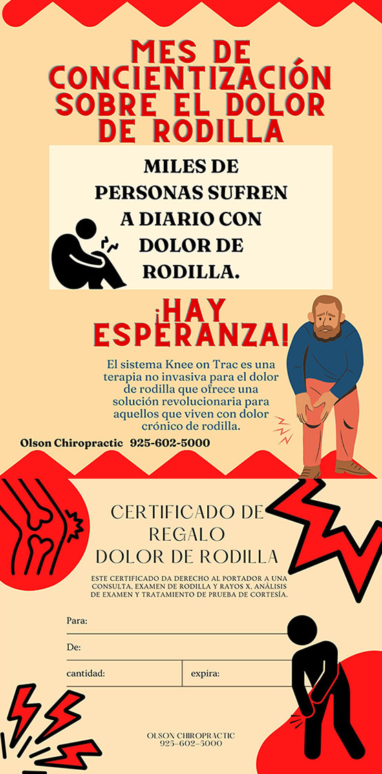 Knee Pain Awareness Month Flyer en Espanol